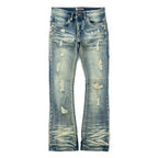 B1979 MAKOBI KIDS Jacob Stacked Jeans - Dirt