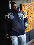 M4660 Aryeh Fleece Hoodie - Navy