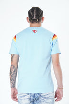 F177 Date Night Tee - Light Blue