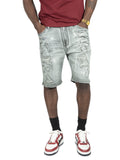 M607 Amato Denim Shorts - Gray
