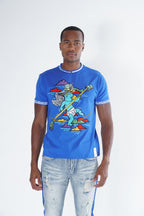 F123 Honest Bread Tee - Royal