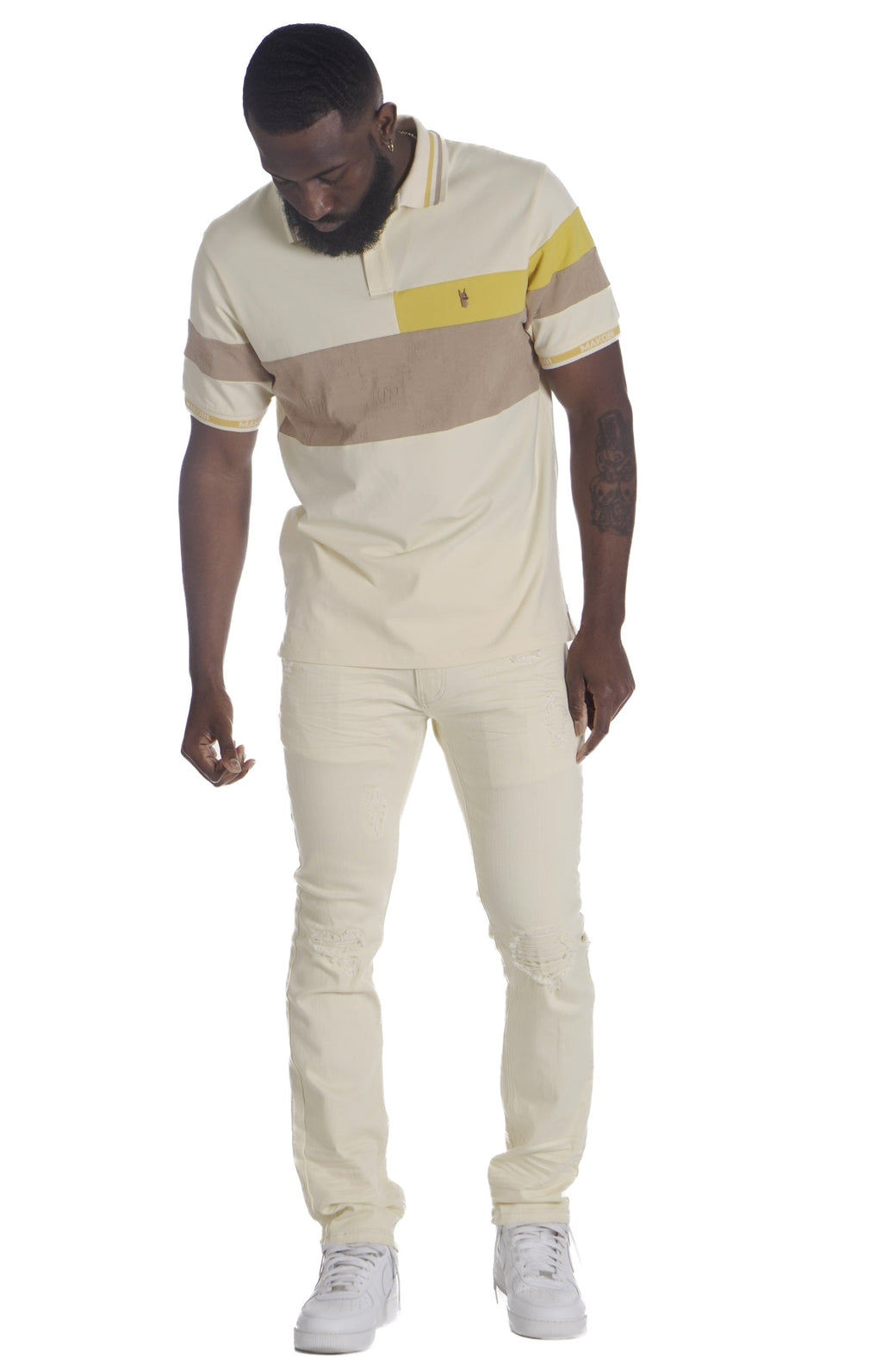 M368 Caspar Polo Shirt - Natural