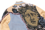 F1034 Cashay Varsity Jacket - Blue