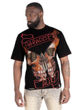 F139 House of Saints Boxed Tee - Black
