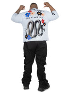 F154 GOAT Crop Tee - White