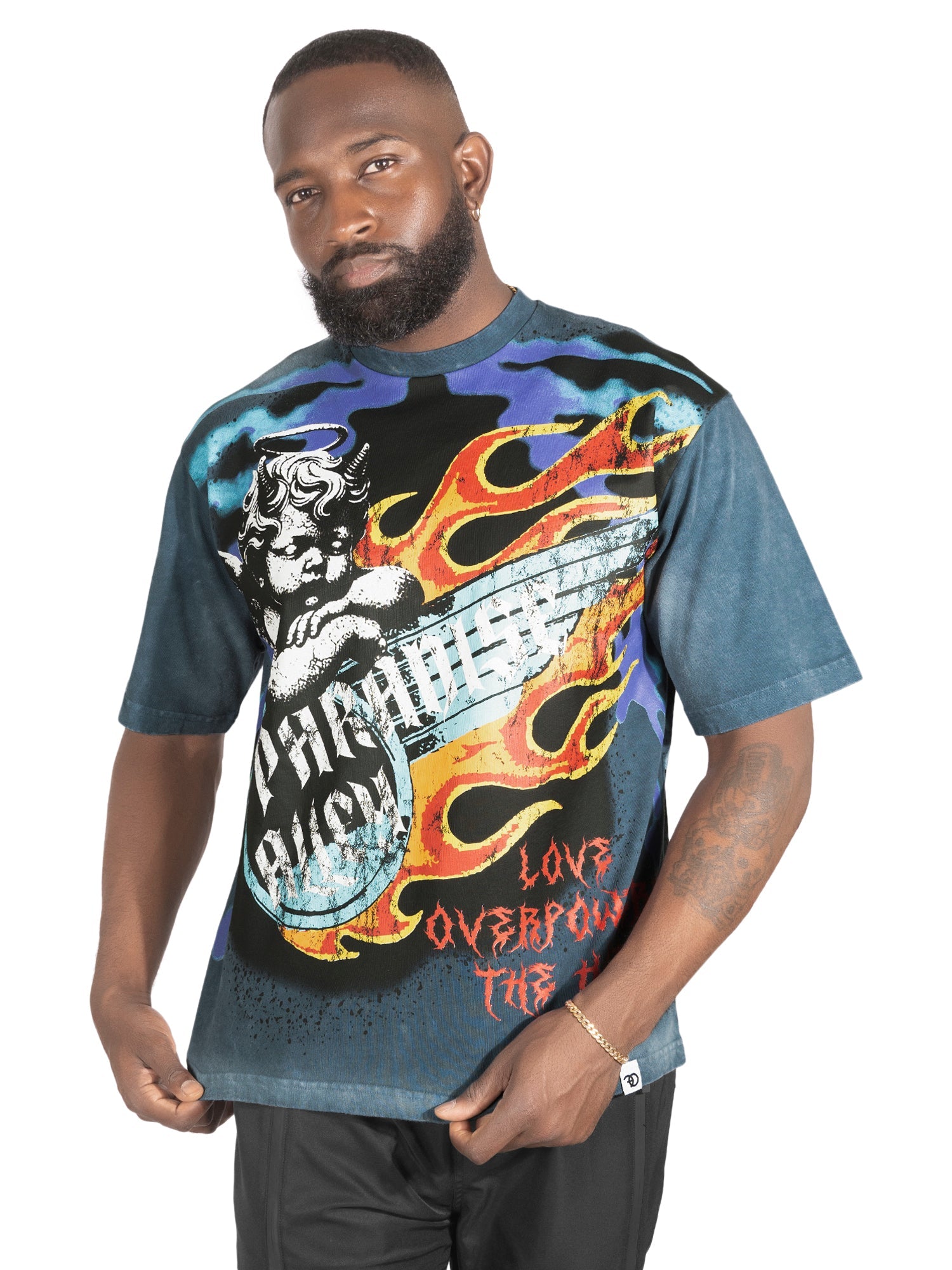 Tee | F169 Fake Love - Blue