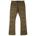 F1732 Cashay Stacked Jeans - Olive