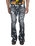 Jeans | F1733 Amoto Stacked - Black