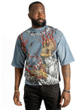 Tee | F179 Heartless Cropped - Blue