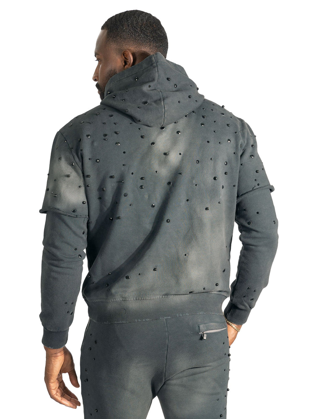 Set | F187 Bellucci Hoodie Set - Black