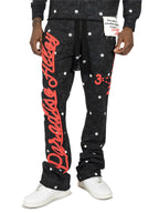 F304 Paradise Alley Jogger Set - Black