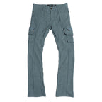 F2789 CASA DE Vegan Leather Pants - Blue