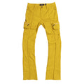 F2789 CASA DE Vegan Leather Pants - Wheat