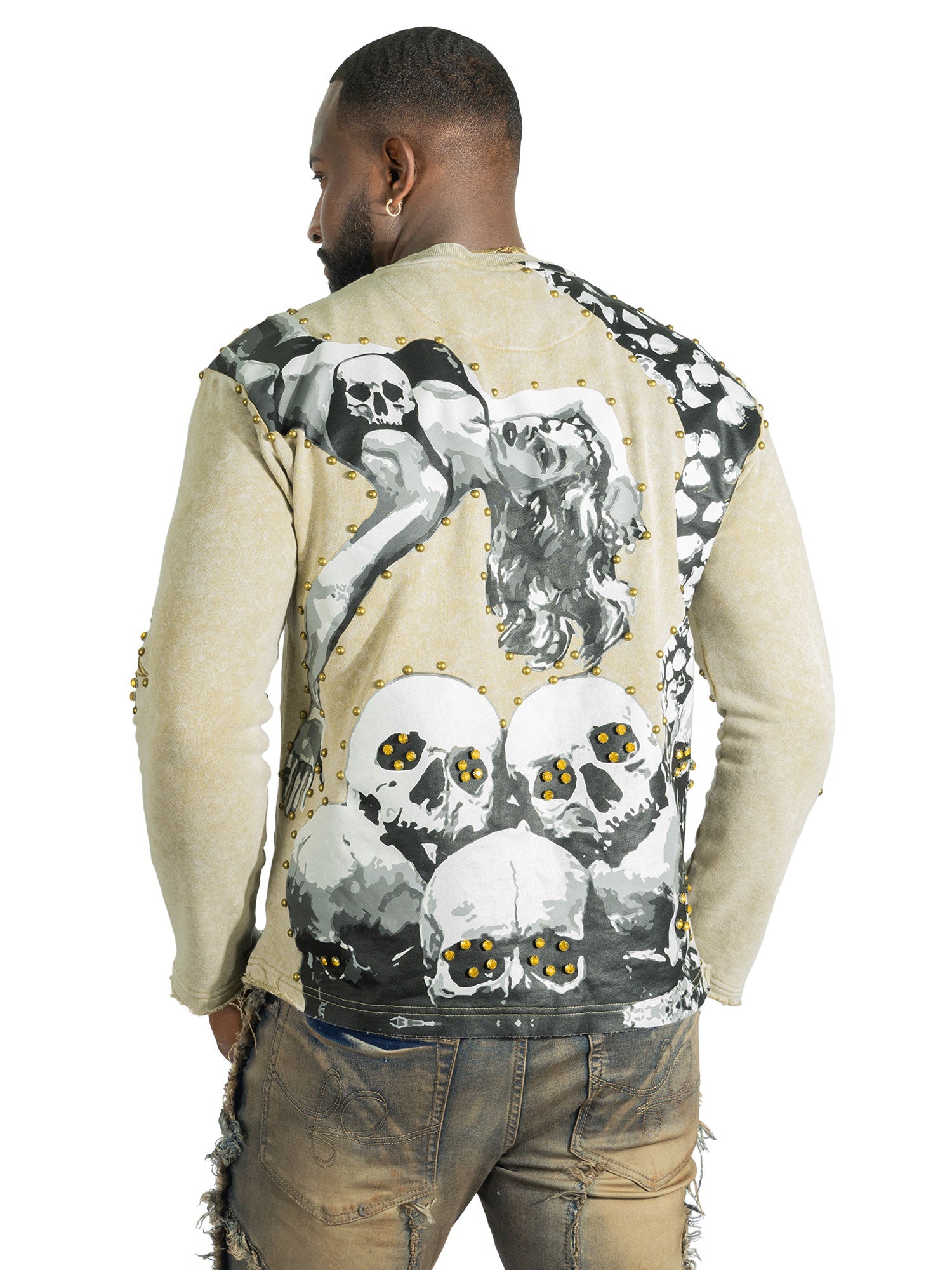 Sweatshirt|F4357 Heartless Crewneck - Mocha