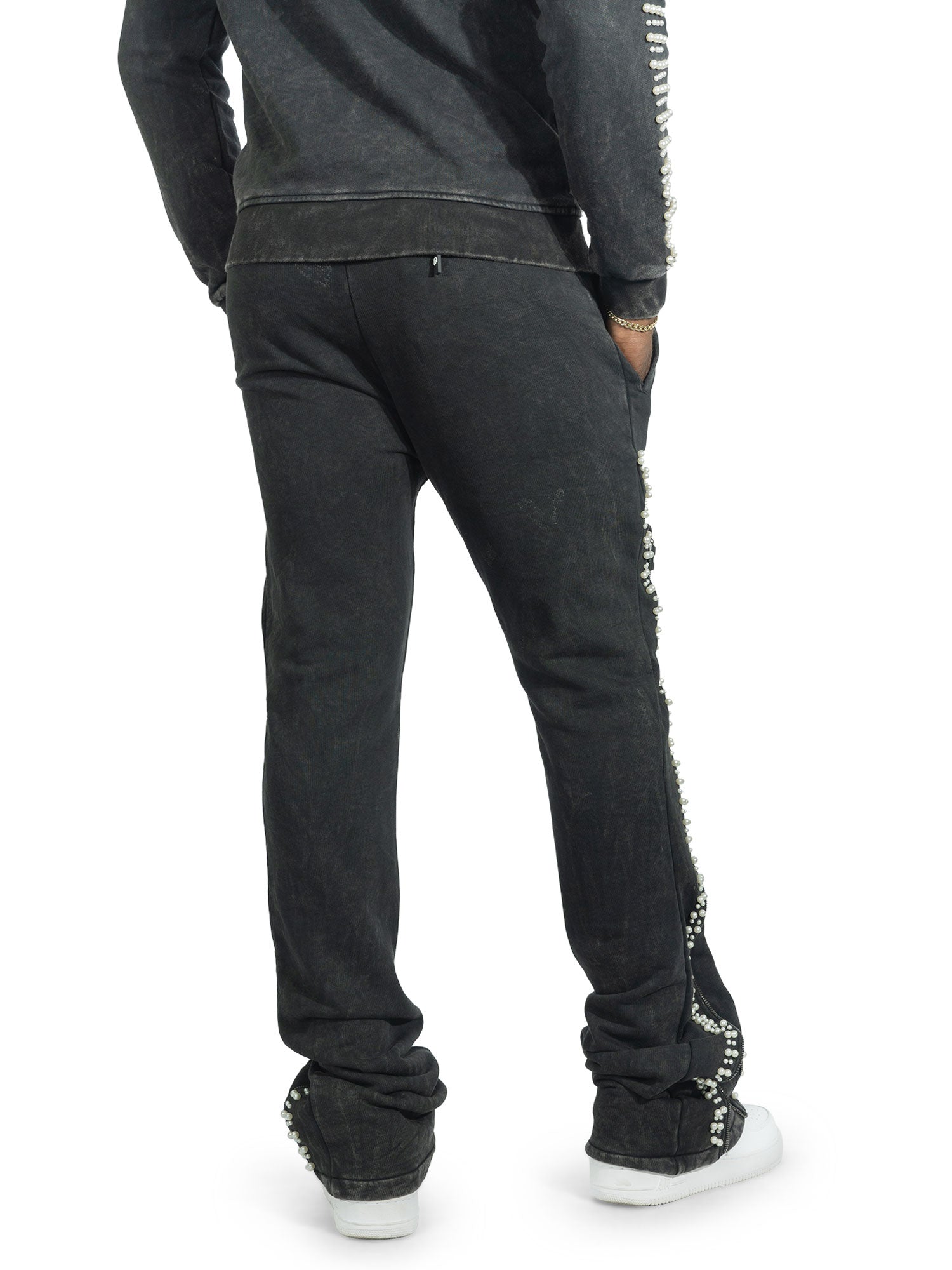 Set | F5245 Blind Faith Hoodie Set - Black