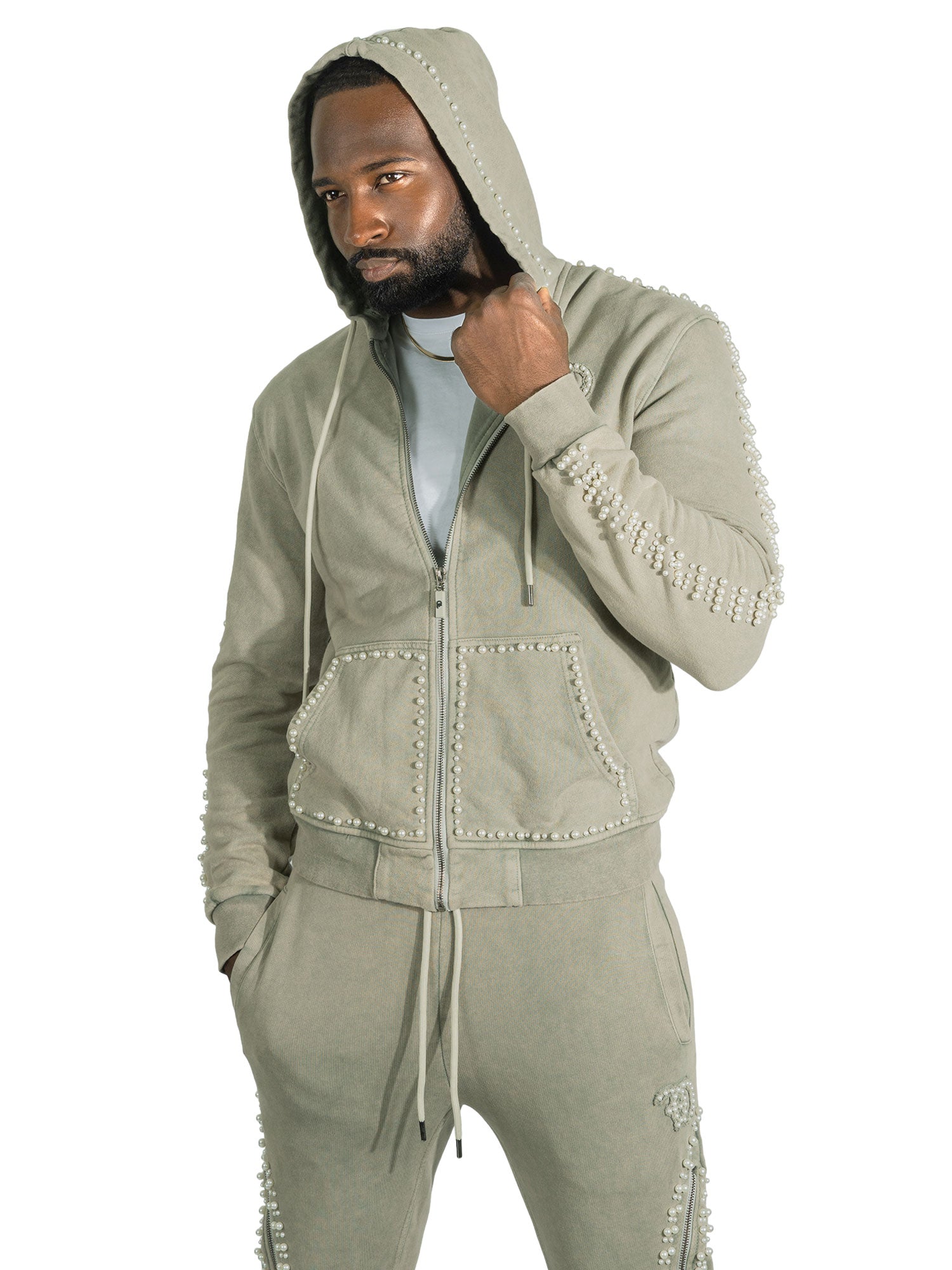 Set | F5245 Blind Faith Hoodie Set - Oat