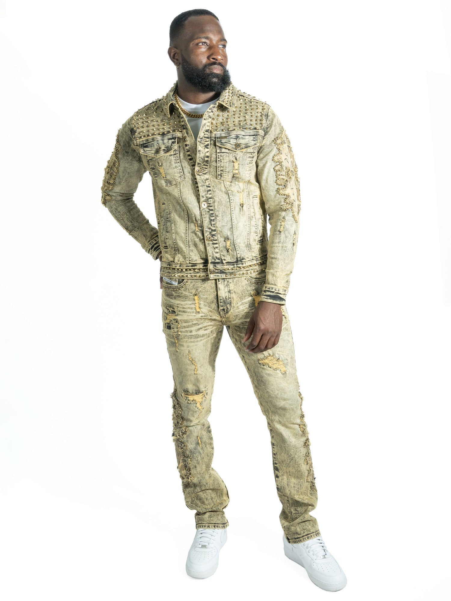 Jacket | M1013 Positoni Denim - Olive