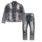 M1079 Moreli Denim Jacket -Black Wash