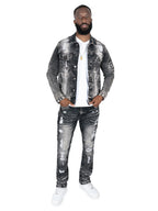 M1079 Moreli Denim Jacket -Black Wash
