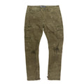 M1737 Berteli Acid Cargo Pants - Olive