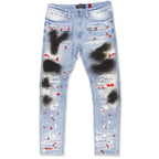 M1909 Medano Biker Jeans - Light Wash