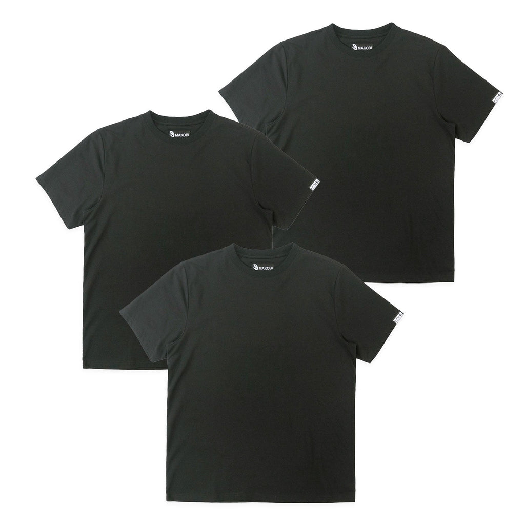 TEES | M303 Makobi Essentials Bundle of 3 - Black