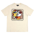 M314 Two Face Abstract Tee - Natural
