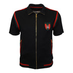 M345 Makobi Tiger Zip Down Track Top - BLACK