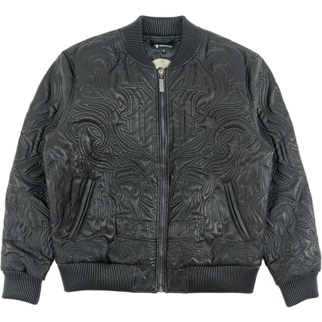 Jacket| M4108 Bianco Bomber Jacket - Black