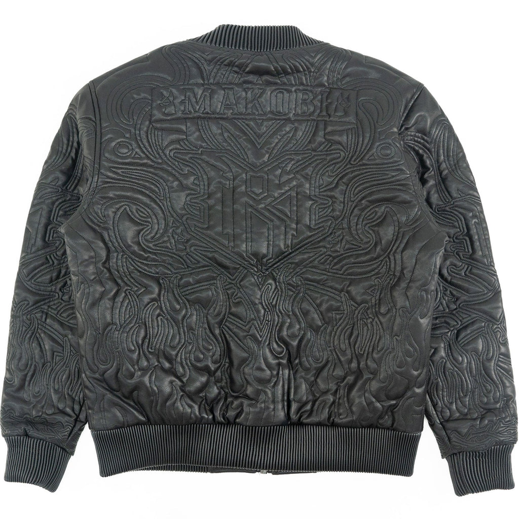Jacket| M4108 Bianco Bomber Jacket - Black