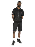 M428 Moreli Knit Short Sets - Black