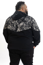 M4296 Veroma Tapestry Hoodie - Black