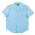 M429 Bellucci Vegan Leather Shirt - Blue