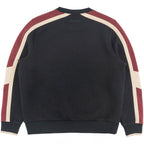 Sweatshirt | M4555 Lorenzo Jacquard Crewneck - Black