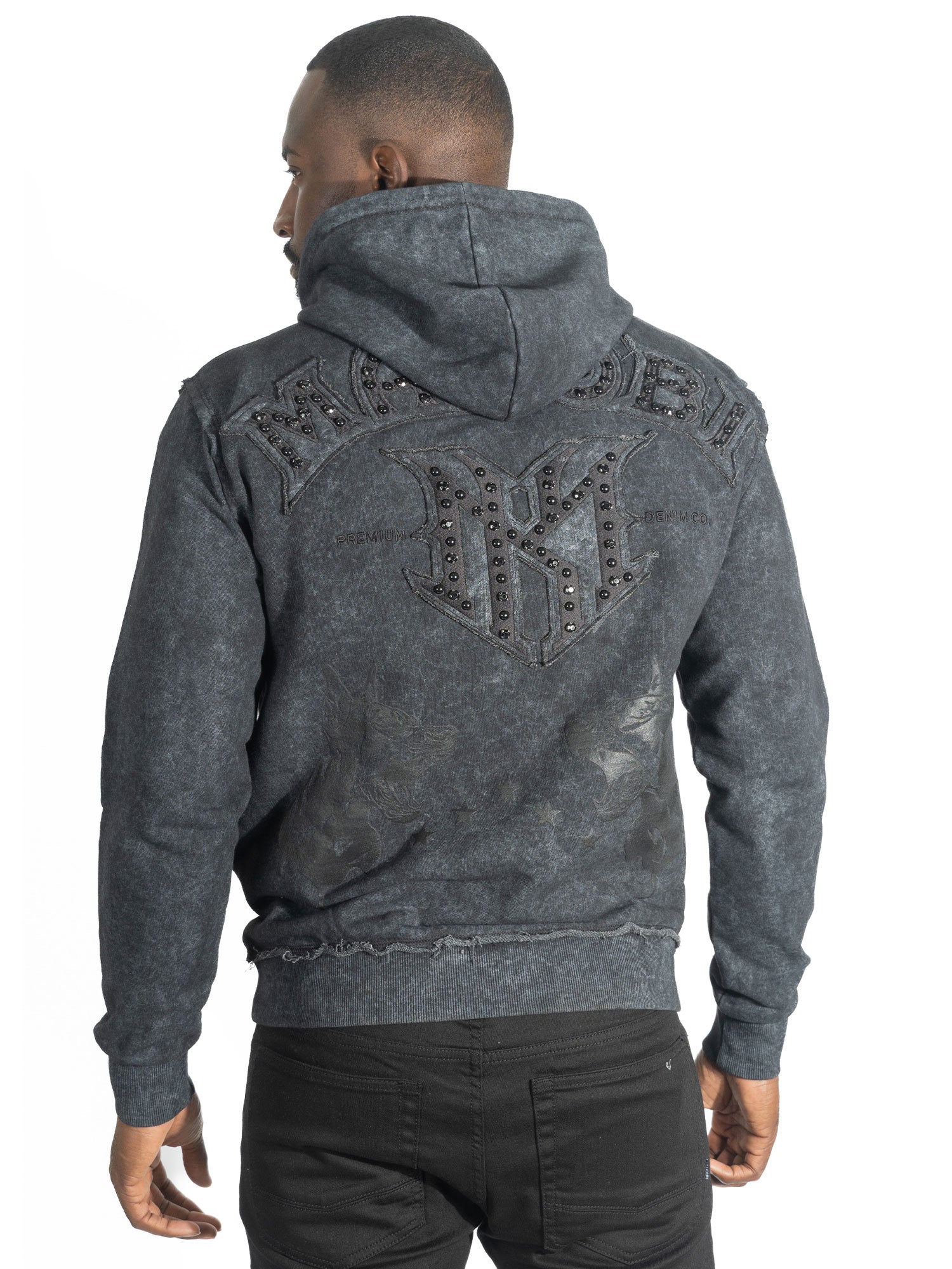 Hoodie | M4557 Sartoni Pull Over - Black