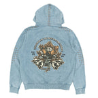 Hoodie | M5345 Bianco Zip Up - Blue