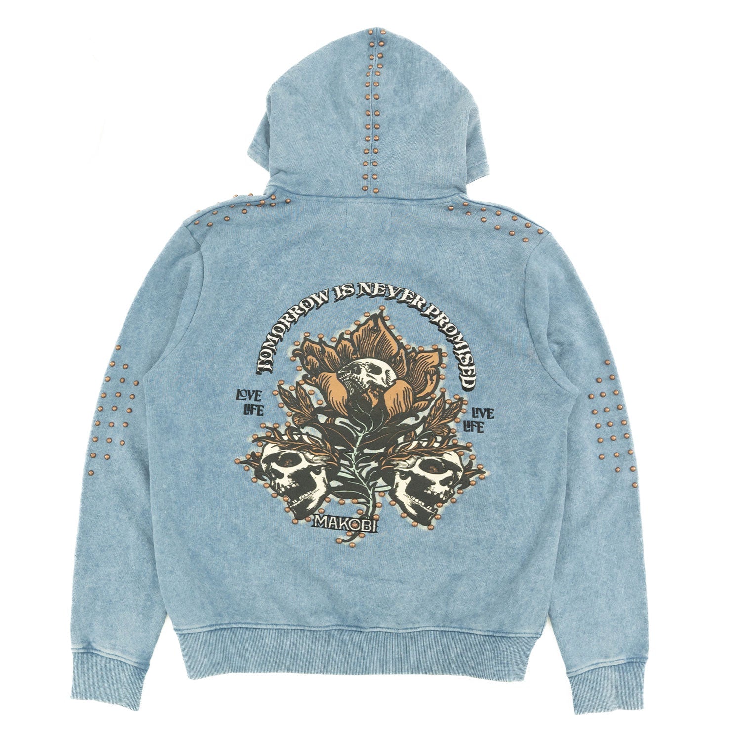 Hoodie | M5345 Bianco Zip Up - Blue
