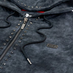 Set | M5455 Lorenzino Zip-Up Hoodie Set - Black