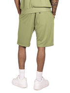 M428 Moreli Knit Short Sets - Olive