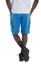 M633 Colton Nylon Spandex Cargo Shorts - Royal (OLD)