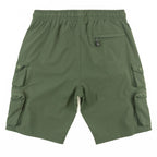 M633 Colton Nylon Spandex Cargo Shorts - Dark Olive