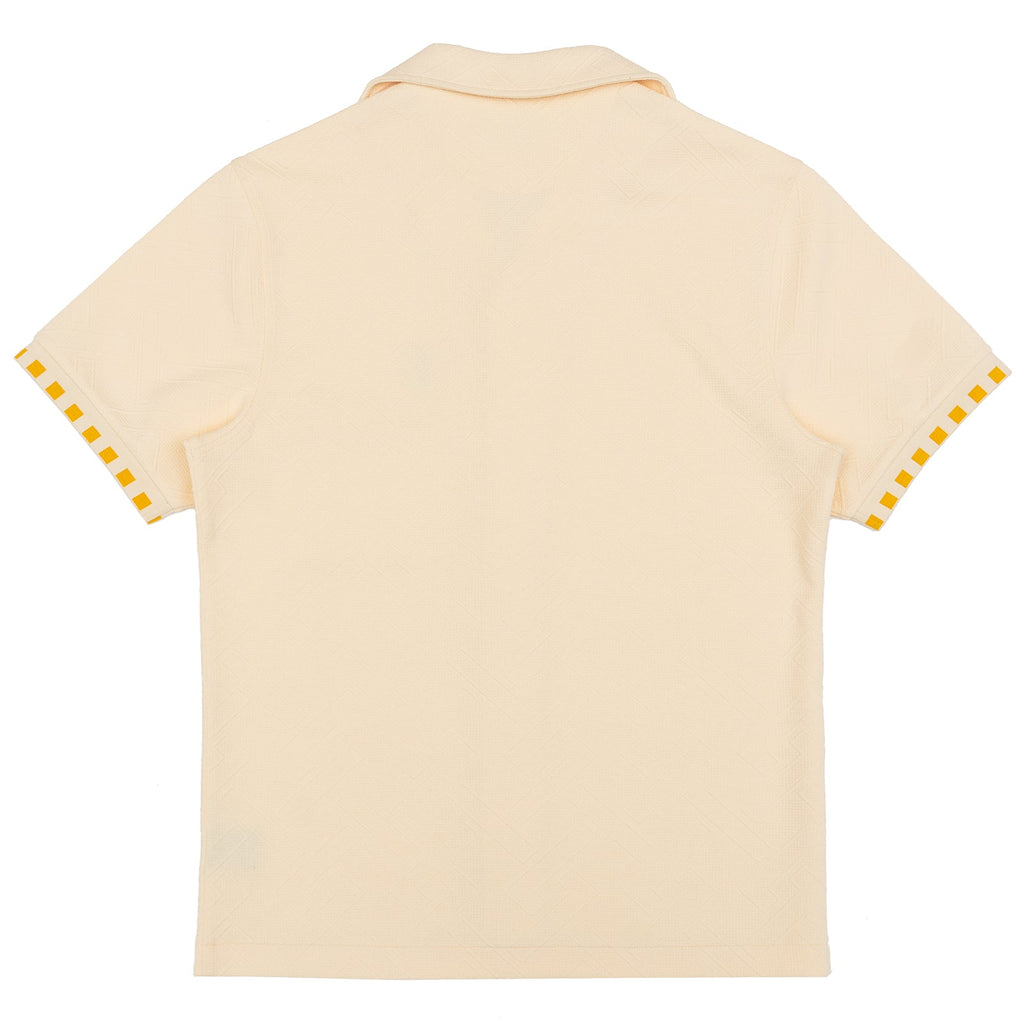 M863 Bianchi Jacquard Button Down - Natural