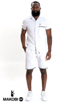 M963 Bianchi Jacquard Shorts - White
