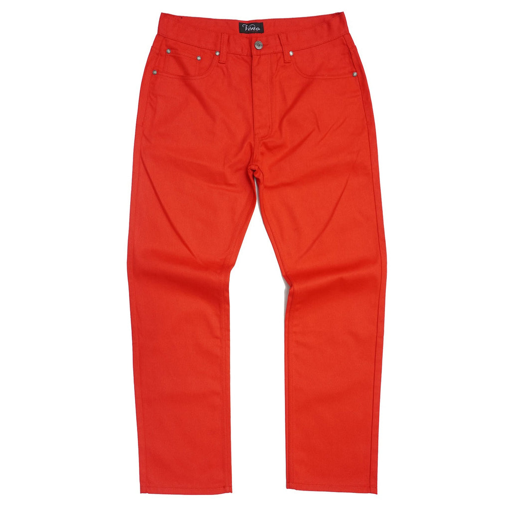 V1761 Veno Twill Denim Jeans - Red