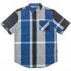 V829 Colton Plaid Shirt - Royal