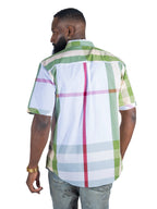 V836 Hugo Plaid Shirt - Olive
