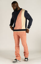 M1948 Benini Twill Stacked Jeans - Rose